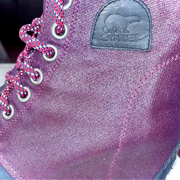 Sorel Women's Plum and Black Winter Boots - Picture 2 of 4
